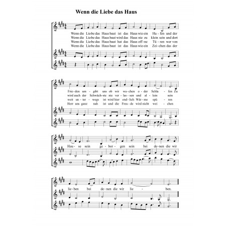 Wenn die Liebe das Haus