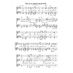 Wie ist so winterweh die.