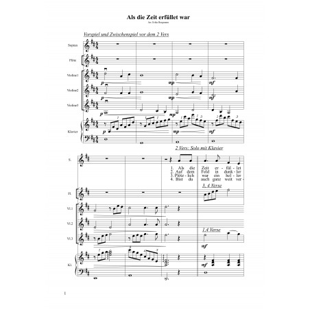 Als die Zeit erfüllet