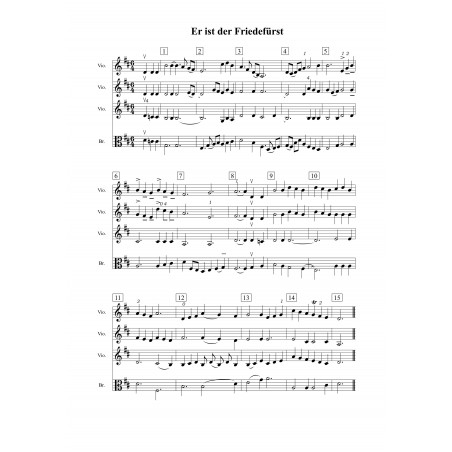 Er ist der Friedefürst