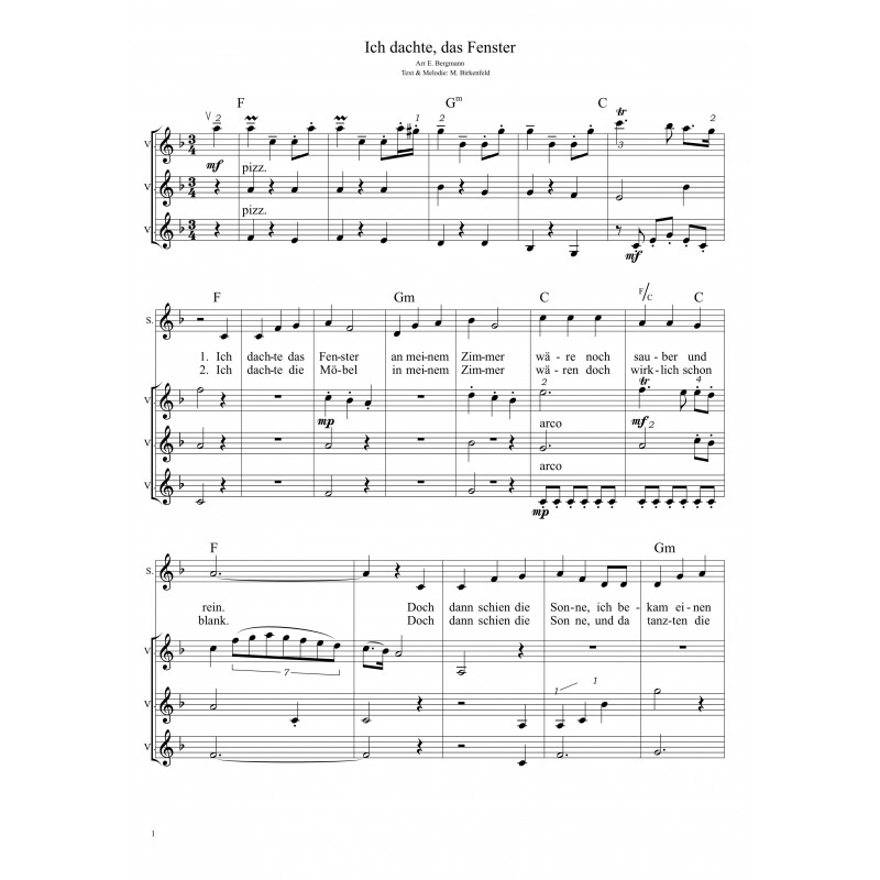 Ich dachte, das Fenster