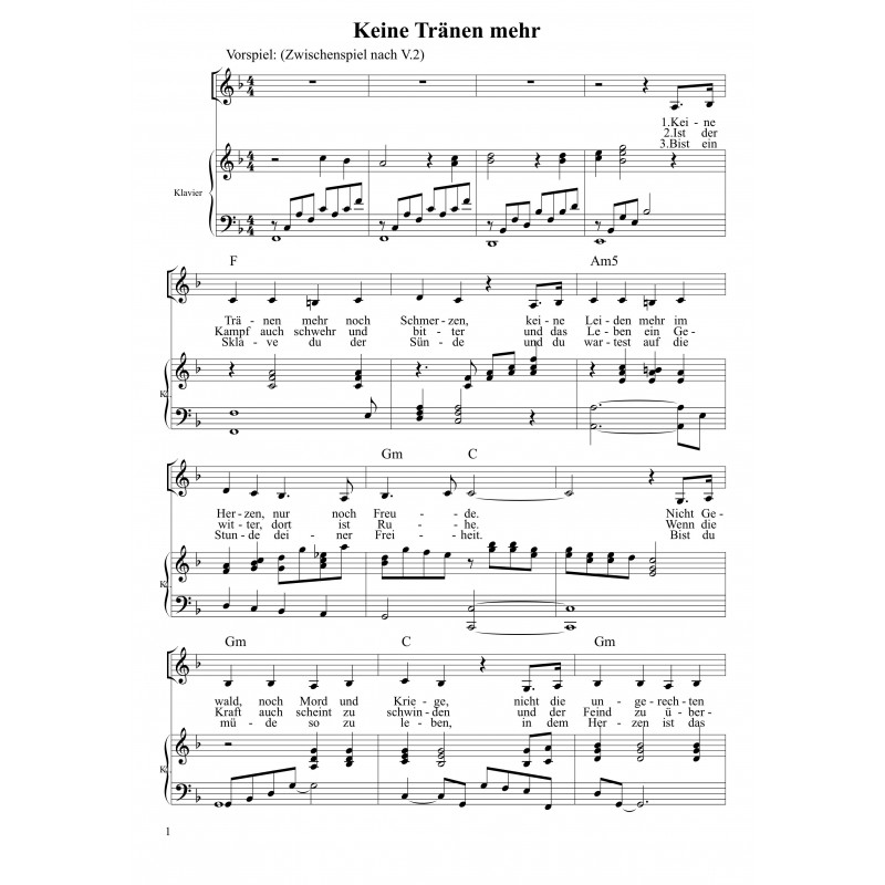 Keine Tränen mehr