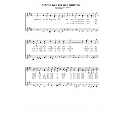 Schreib Gott den Weg nicht vor.